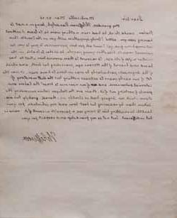 Letter from Thomas Jefferson to John Adams, 25 March 1826 Manuscript