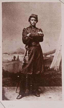Lieutenant Alexander Johnston Copy photograph of carte de visite
